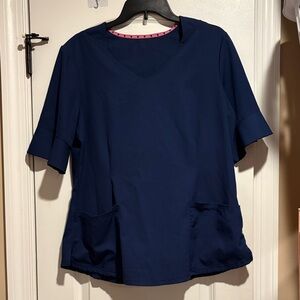 3/4 Flutter Scrub Top. FINAL$‼️